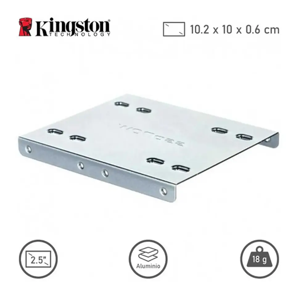 Bahia Adaptador Para Disco Duro Ssd De 3.5 A 2.5 - Kingston 3