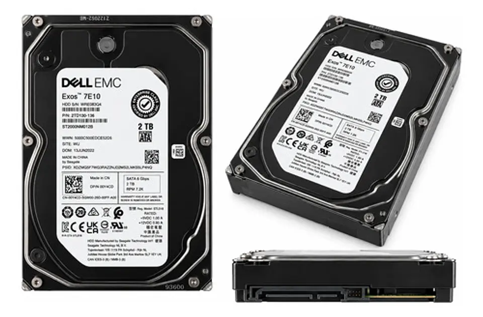 Disco Duro Dell Hdd 2tb 3.5  Sata 6gb/s 7200 Rpm Enterprise 2