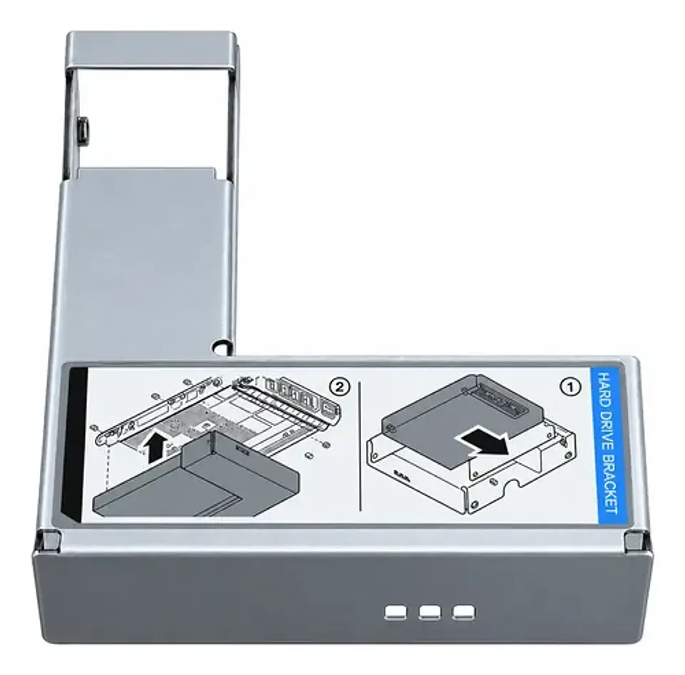 Adaptador Dell 9w8c4 Para Disco 2.5  A 3.5  Hdd/ssd 1