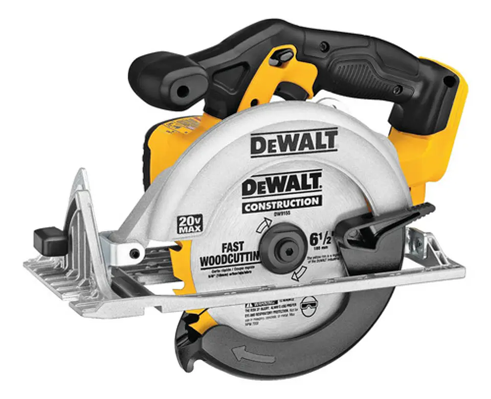 Sierra Circular Eléctrica Inalámbrica Dewalt Dcs391b 165mm A 2