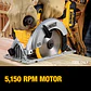 Sierra Circular Eléctrica Inalámbrica Dewalt Dcs391b 165mm A - Miniatura 6
