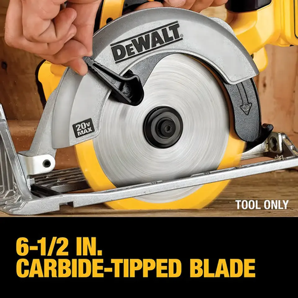 Sierra Circular Eléctrica Inalámbrica Dewalt Dcs391b 165mm A 5