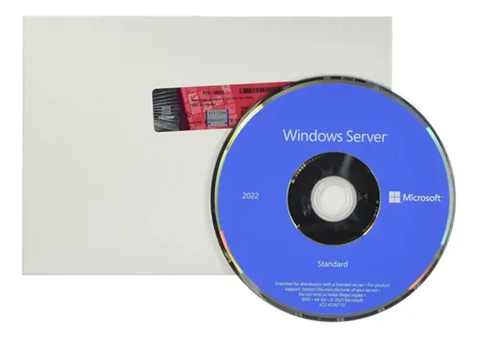 Microsoft Windows Server Standard 2022 64 Bits 16 Core Dvd 2