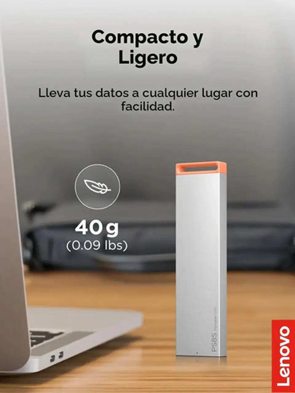 Ssd Externo Lenovo Ps8s 2tb Usb-c 3.2 Gen 2 6