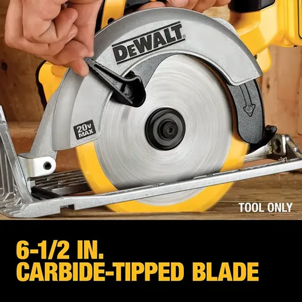 Sierra circular eléctrica inalámbrica DeWalt DCS391B 165mm amarillo/negro 5