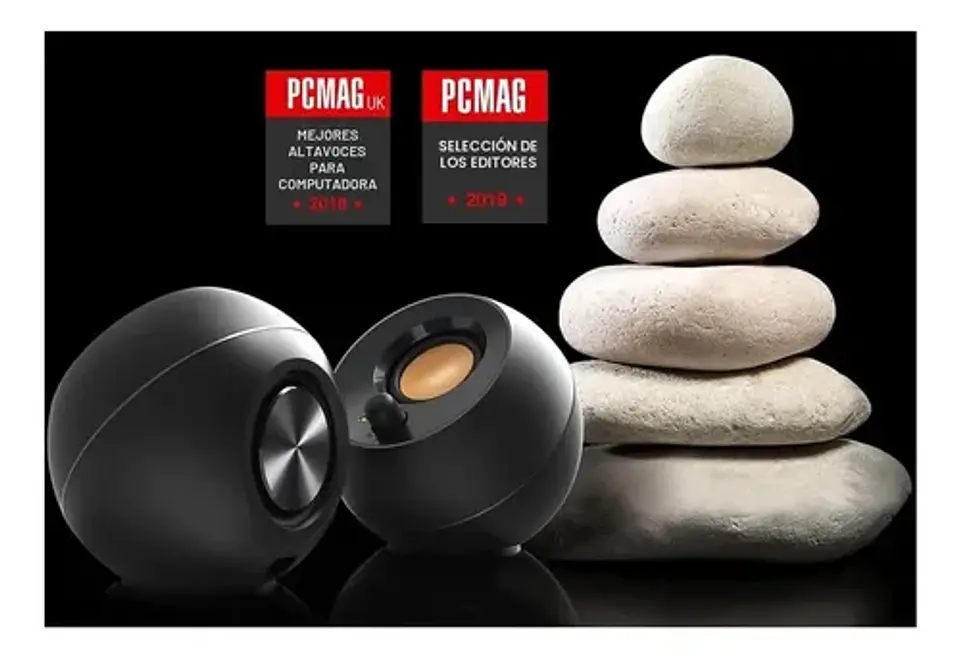 Parlante Creative Pebble Speaker Negro 2.0 Usb 3.5 4