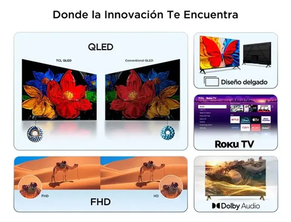 Smart Tv Tcl Roku Tv 50 Qled Fhd 50s5lr 2