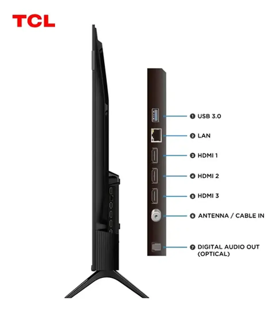 Smart Tv Tcl Roku Tv 50 Qled Fhd 50s5lr 6