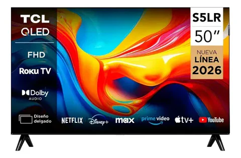 Smart Tv Tcl Roku Tv 50 Qled Fhd 50s5lr