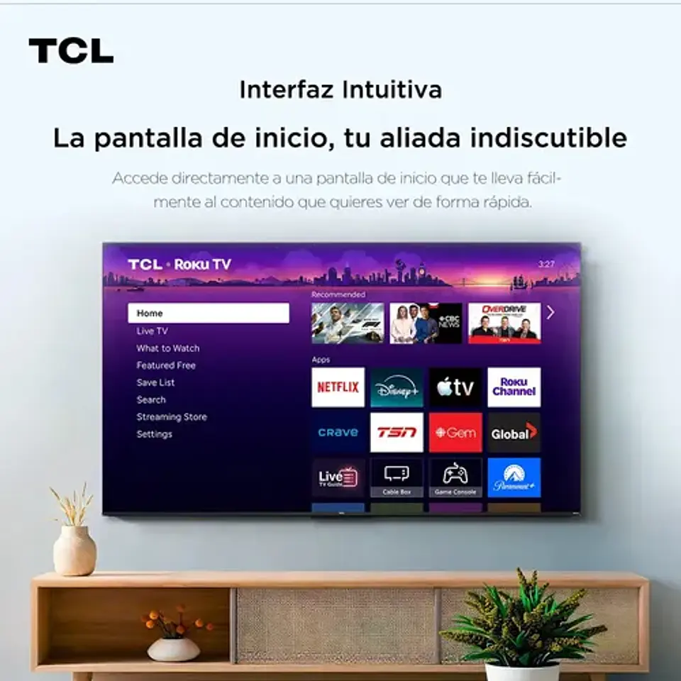 Smart Tv Tcl Roku Tv 50 Qled Fhd 50s5lr 5