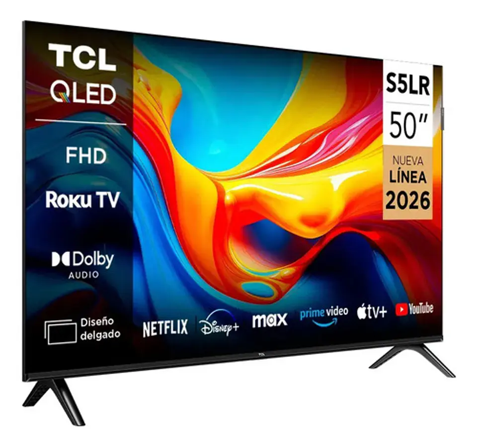 Smart Tv Tcl Roku Tv 50 Qled Fhd 50s5lr 8