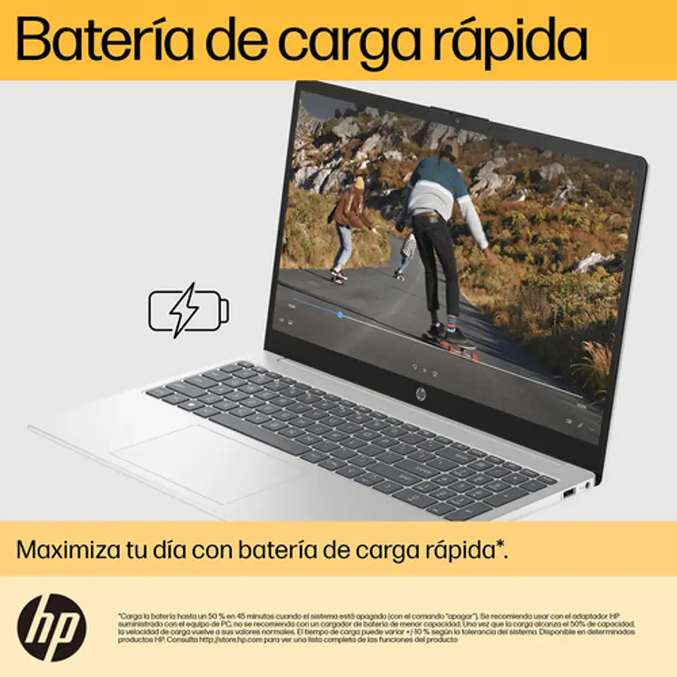 Notebook Hp 15-fc0079la Amd Ryzen 5 8gb Ram 512gb Ssd Windows 11 Home Plateado 7