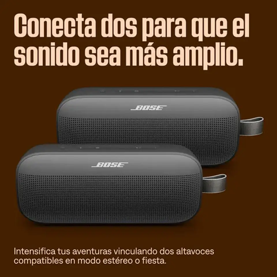 Parlante Bose SoundLink Flex FLEXW portátil con bluetooth waterproof 8