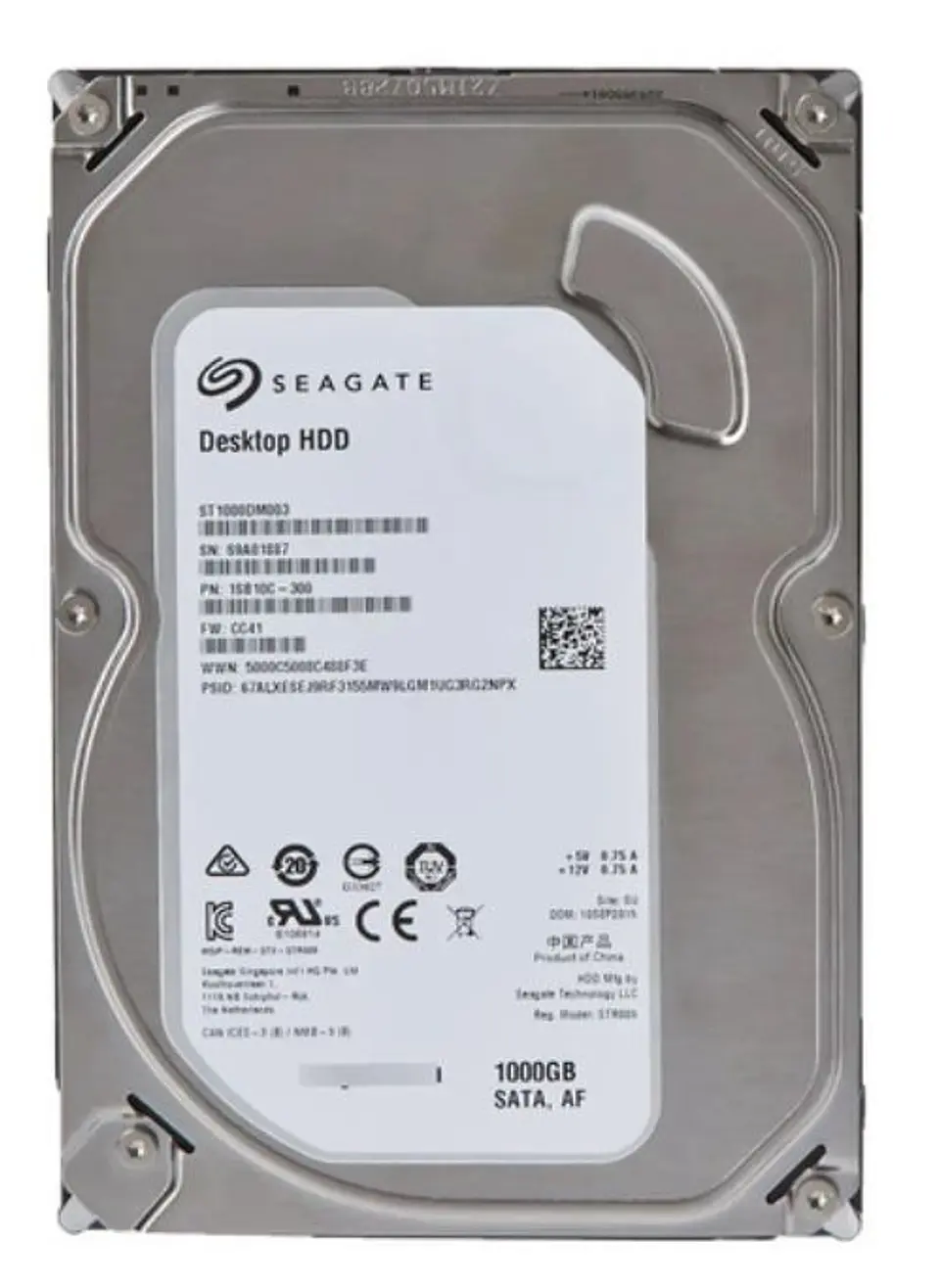 Seagate St1000dm003 Disco Duro Interno, 1tb, 3.5 , 7200 Rpm, Sata, Para Desktop 1