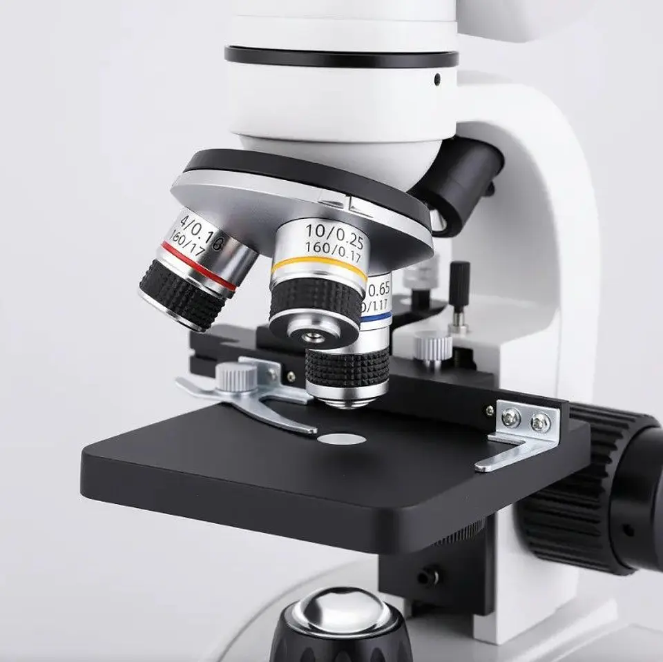 Microscopio Binocular 40x-2500x Led Dual Wf10x Y Wf25x 5
