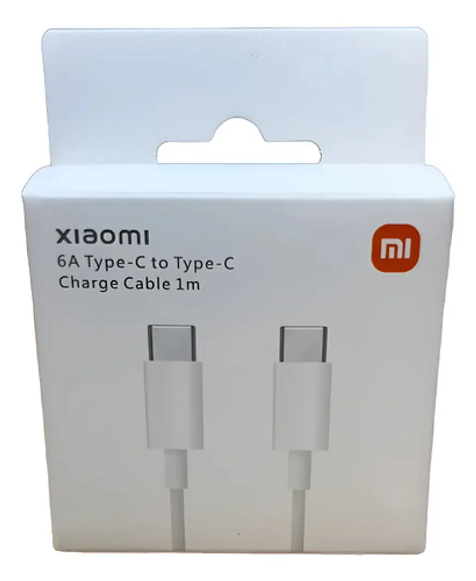 Cable Carga Rapida Xiaomi 6a Tipo-c A Tipo-c Color Blanco 2