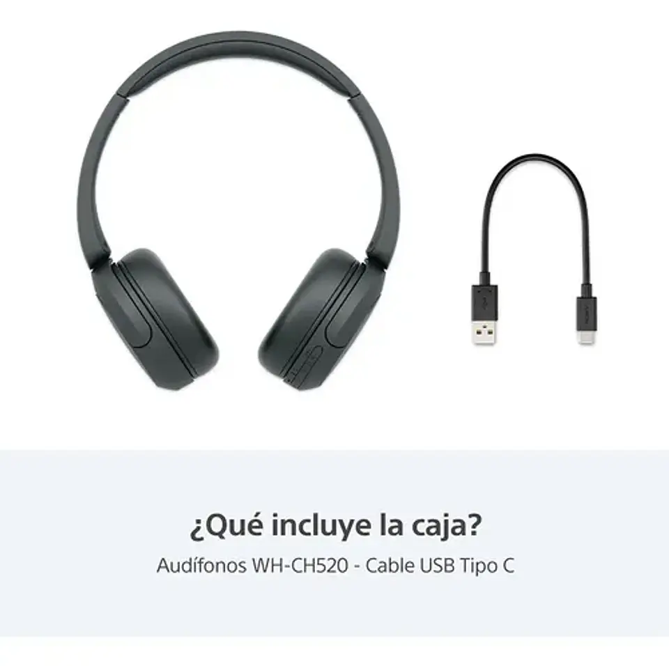 Audífonos Inalámbricos Wh-ch520 Negro 2