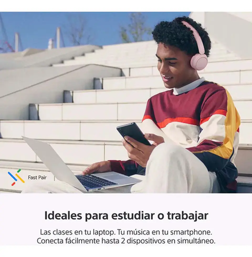 Audífonos Inalámbricos Wh-ch520 Rosado 7