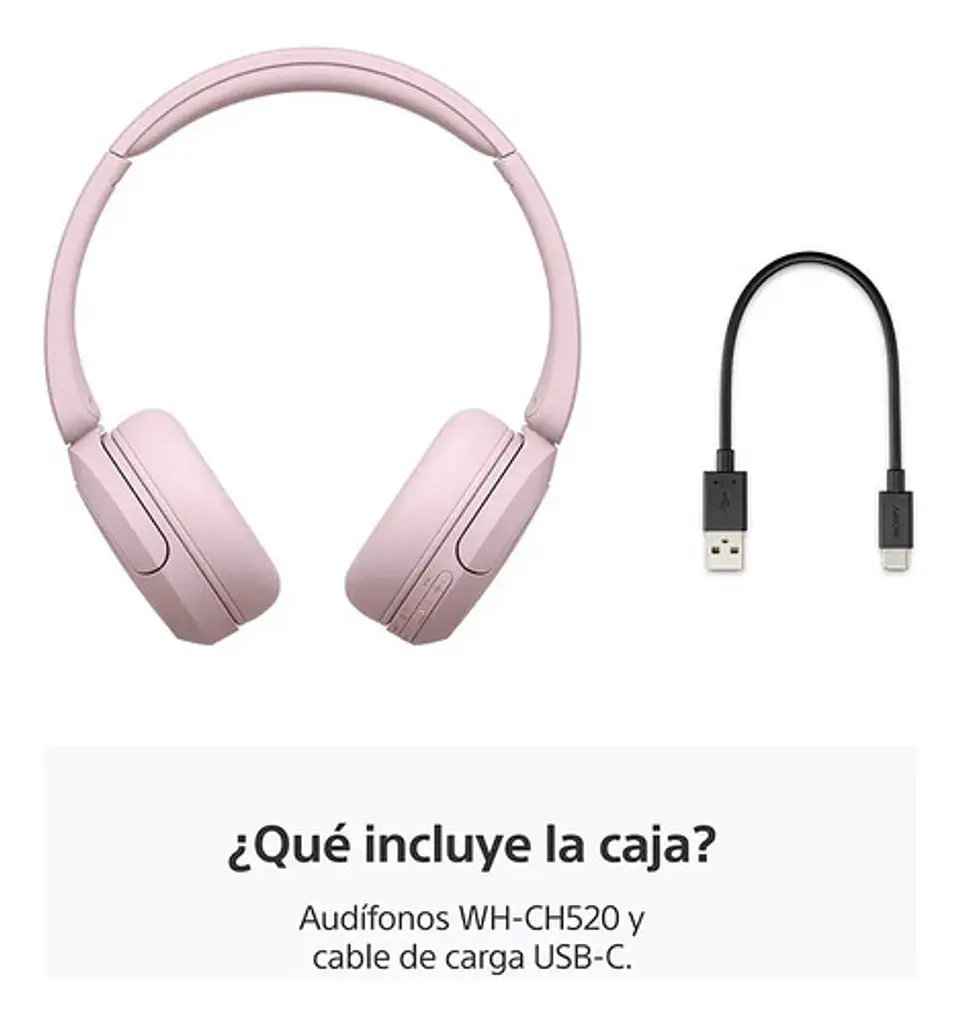 Audífonos Inalámbricos Wh-ch520 Rosado 9
