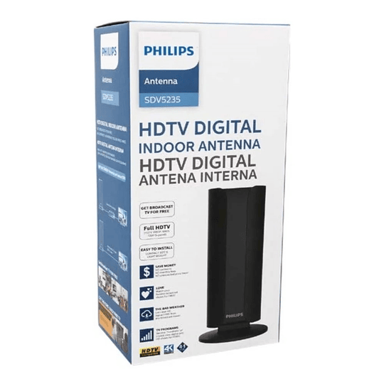 terrorista Aleta pistola Antena Philips TV digital HDTV SDV5235 Pedestal