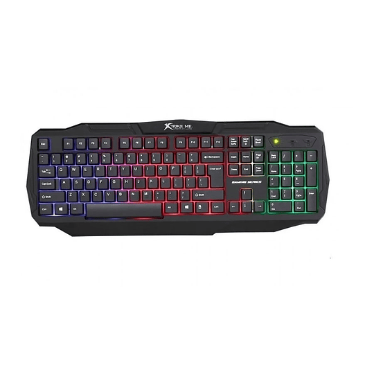 Kit Gamer Mouse Teclado Audifonos, Pad Mouse Xtrike Me