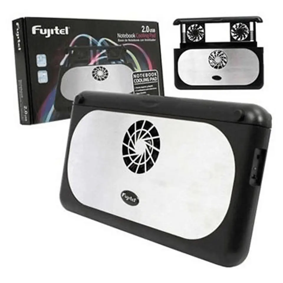 Base Ventilador Para Notebook Usb Enfriador Fujitel 3