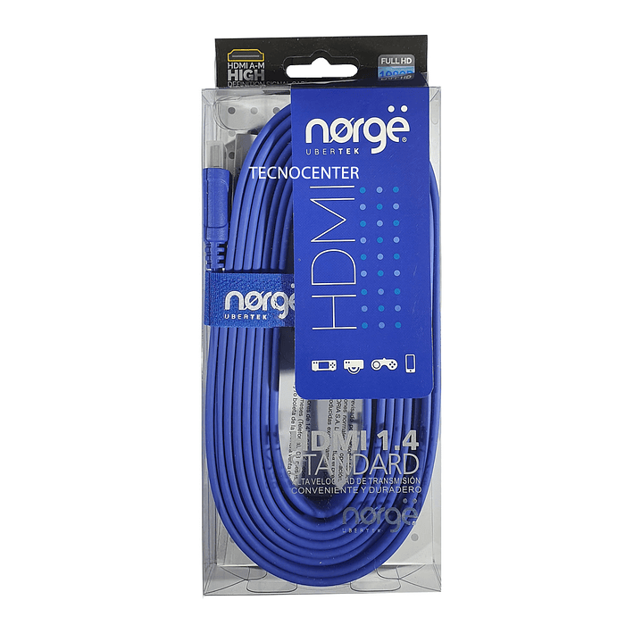 Cable HDMI Plano 3 Metros Norge Full 3