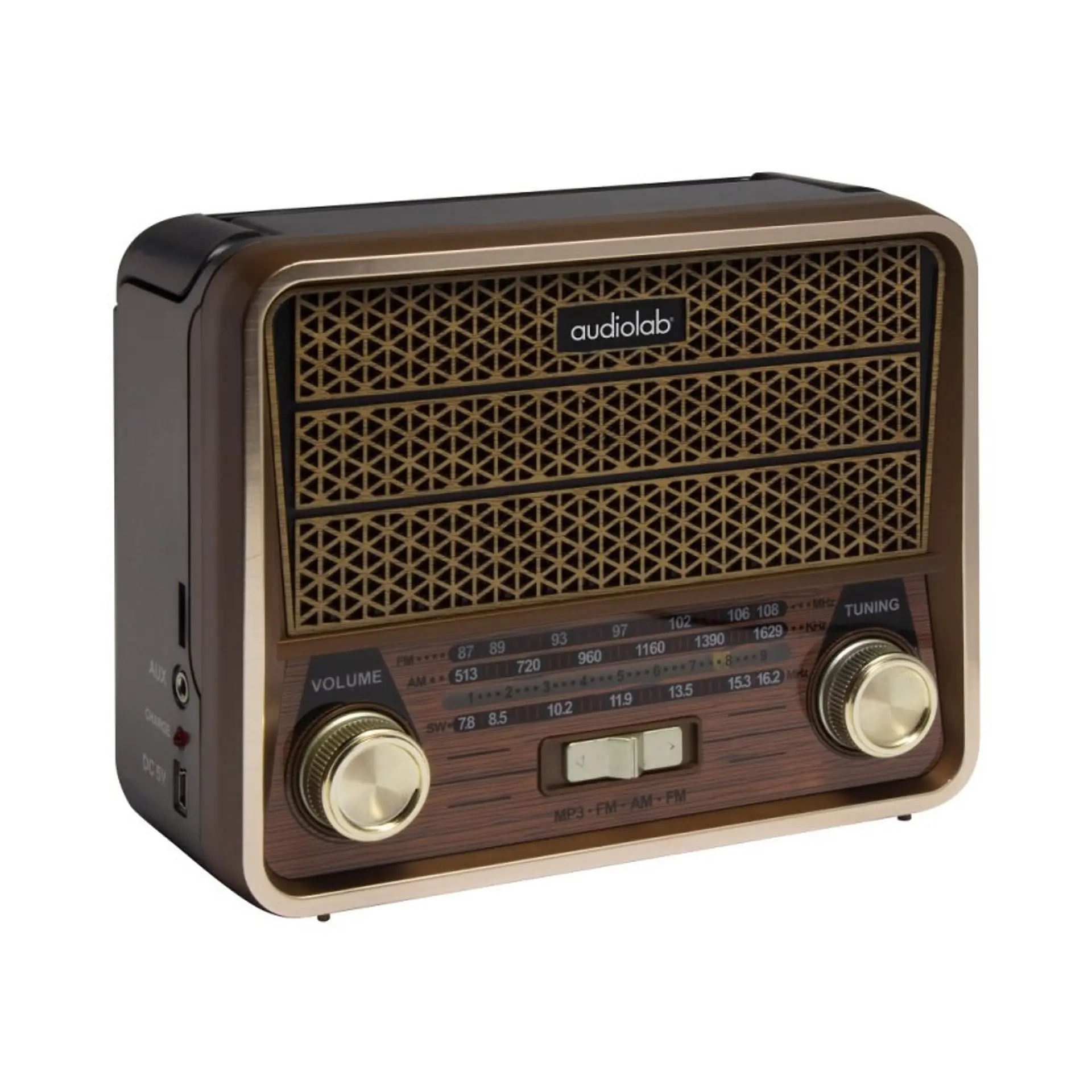 Radio Vintage Audiolab Am-fm-sw Mp3 Usb 01C 1