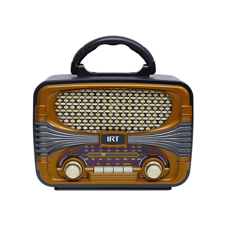 Parlante Retro IRT Bluetooth Radio 1