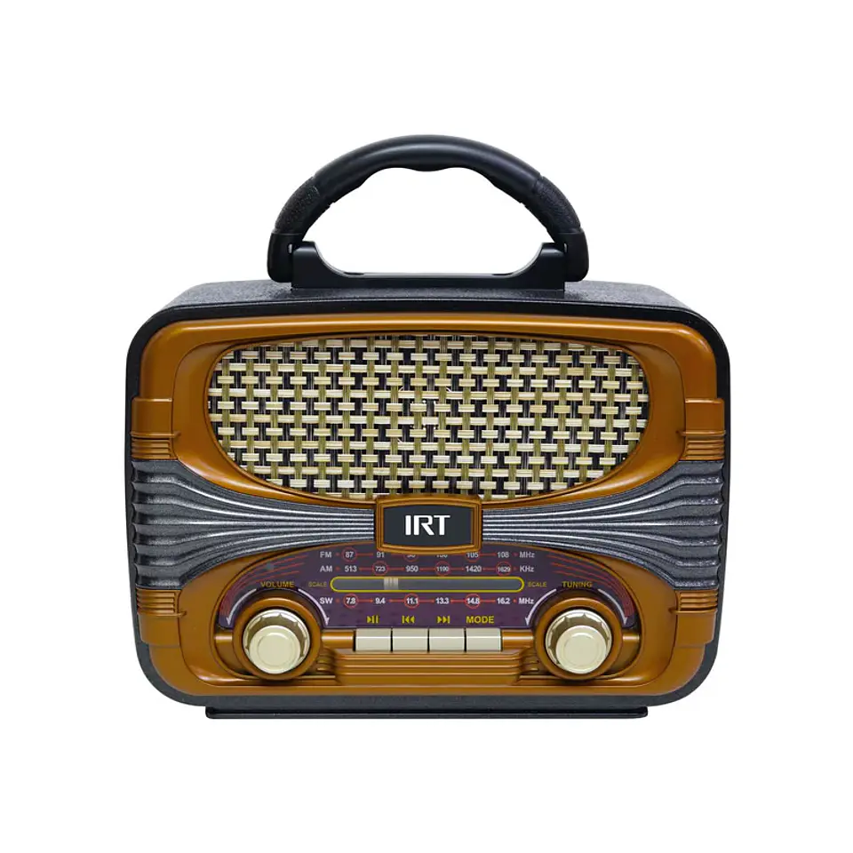 Parlante Retro IRT Bluetooth Radio 1