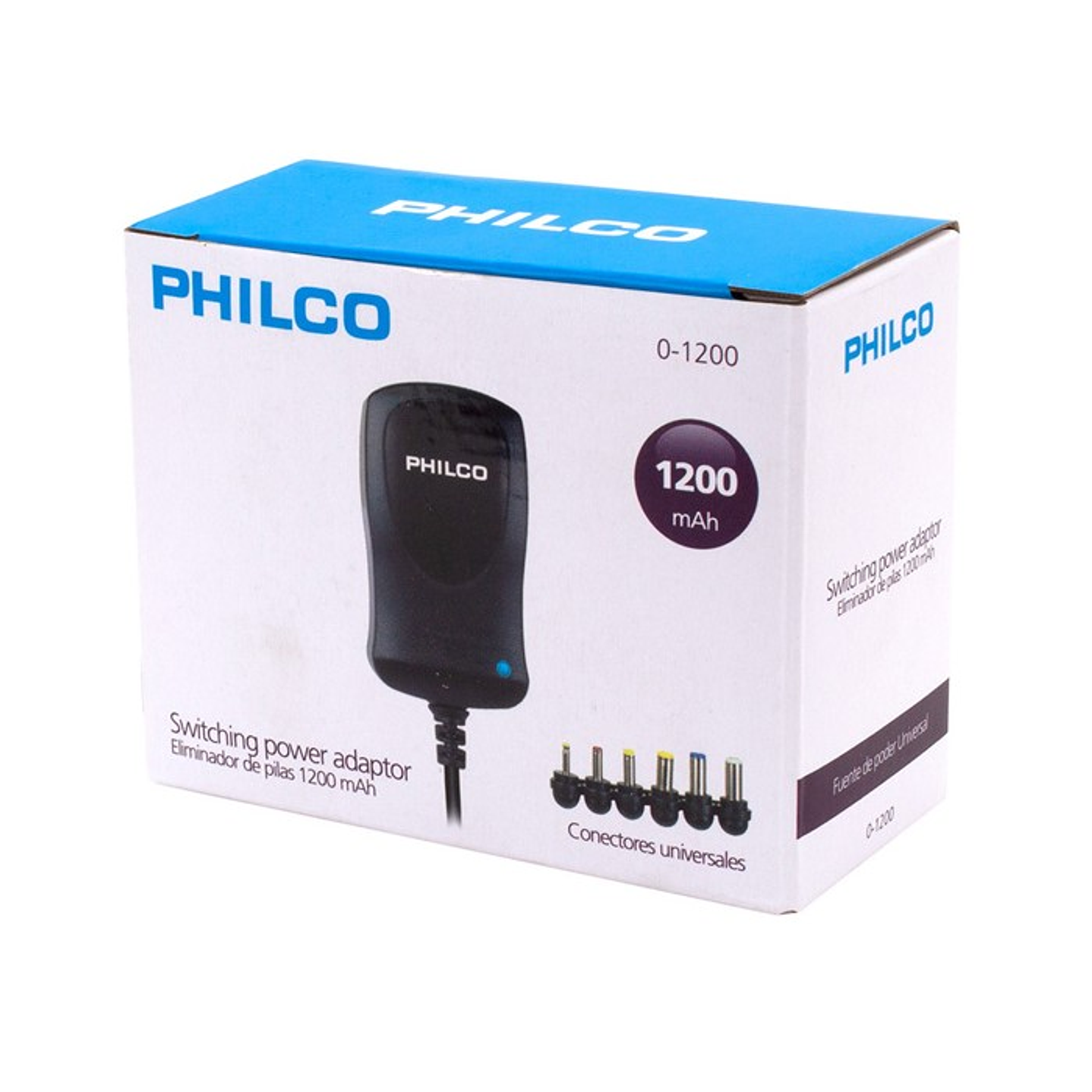 Eliminador Pilas Philco 1200Mha 6 Conectores 2