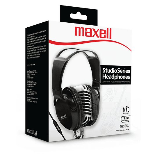 Audifonos Maxell On-Ear ST2000 Negro