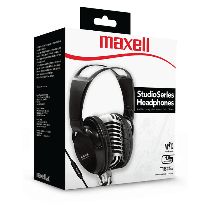 Audifonos Maxell On-Ear ST2000 Negro 2