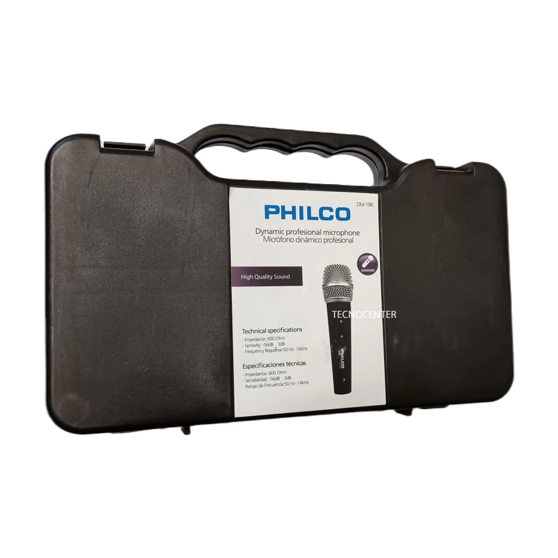 Microfono Dinamico Philco Con Estuche DM18K 2
