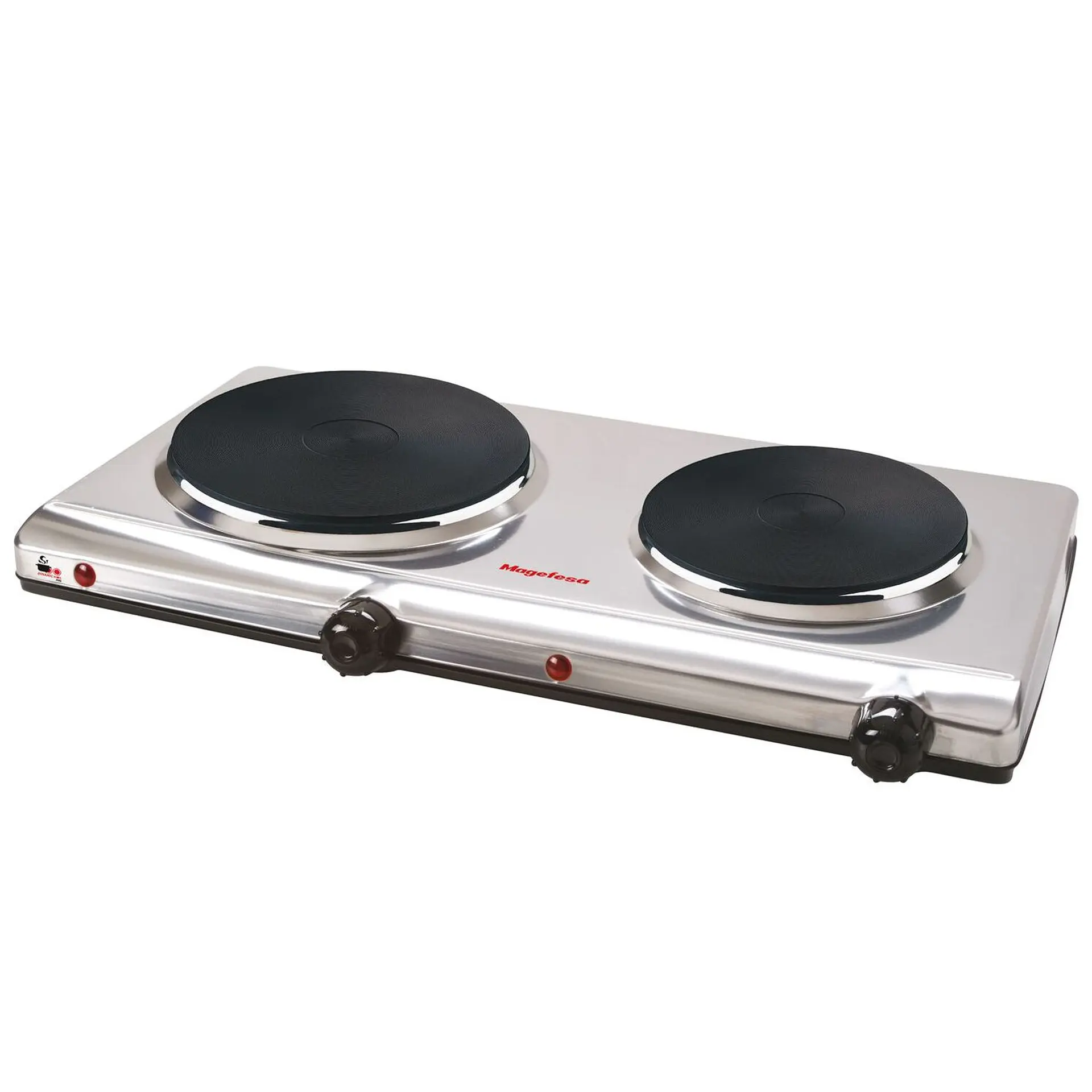 Cocina Electrica Magefesa 2 Platos Inox MGF8022 1