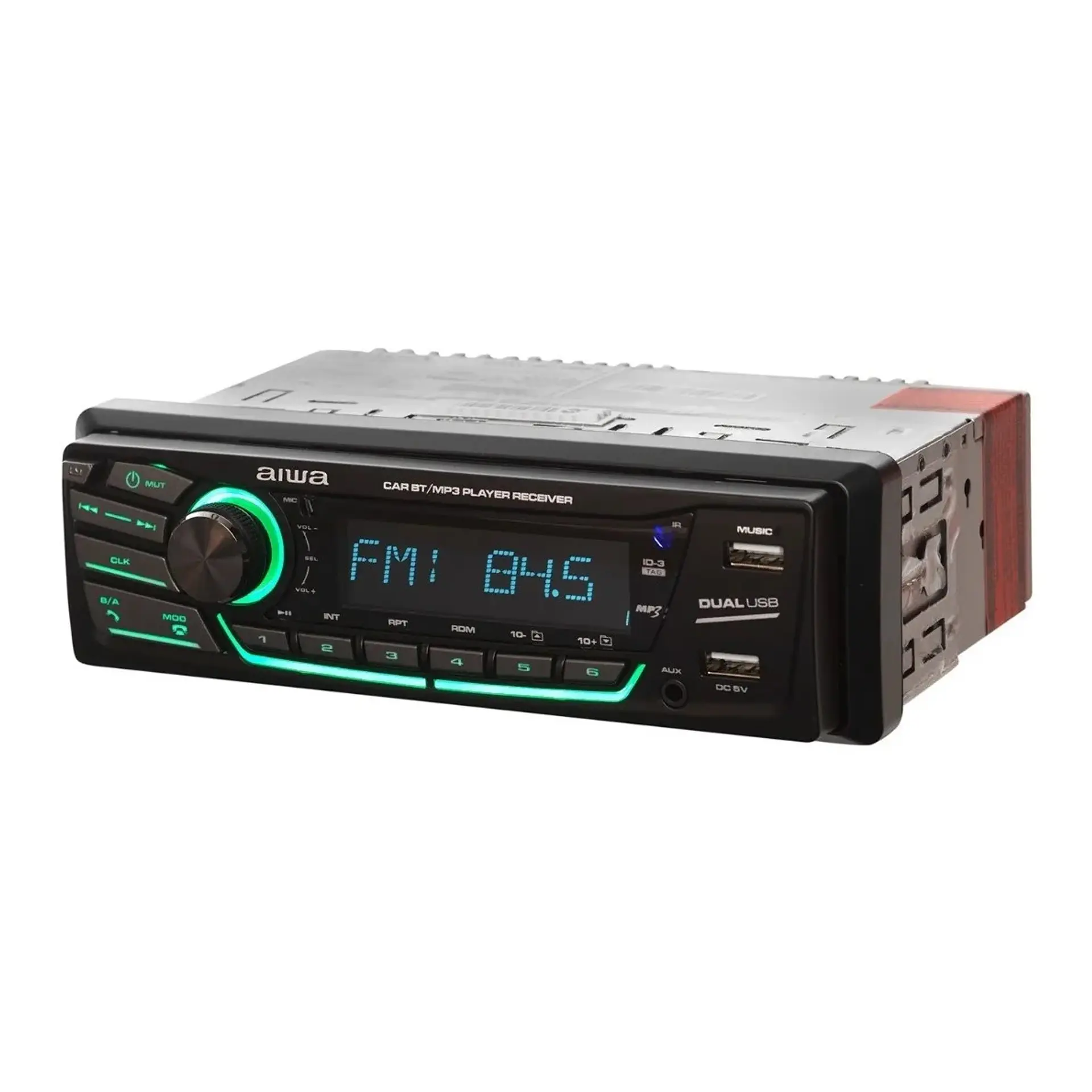 Kit Radio Bluetooth 1 Din + Parlante Auto Aiwa CAW-2016BT 6