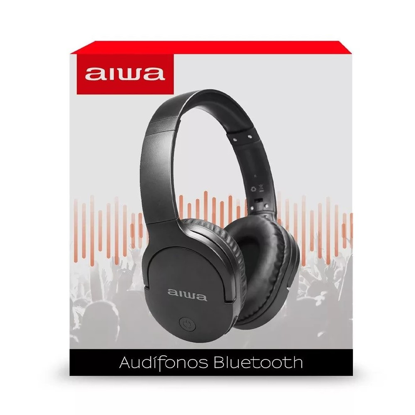 Audífonos Inalambricos Aiwa On-ear BT Mic Aux AWK11 4