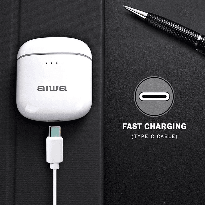 Audifonos Inalambricos Aiwa Earbuds BT V5.0 AW8 4