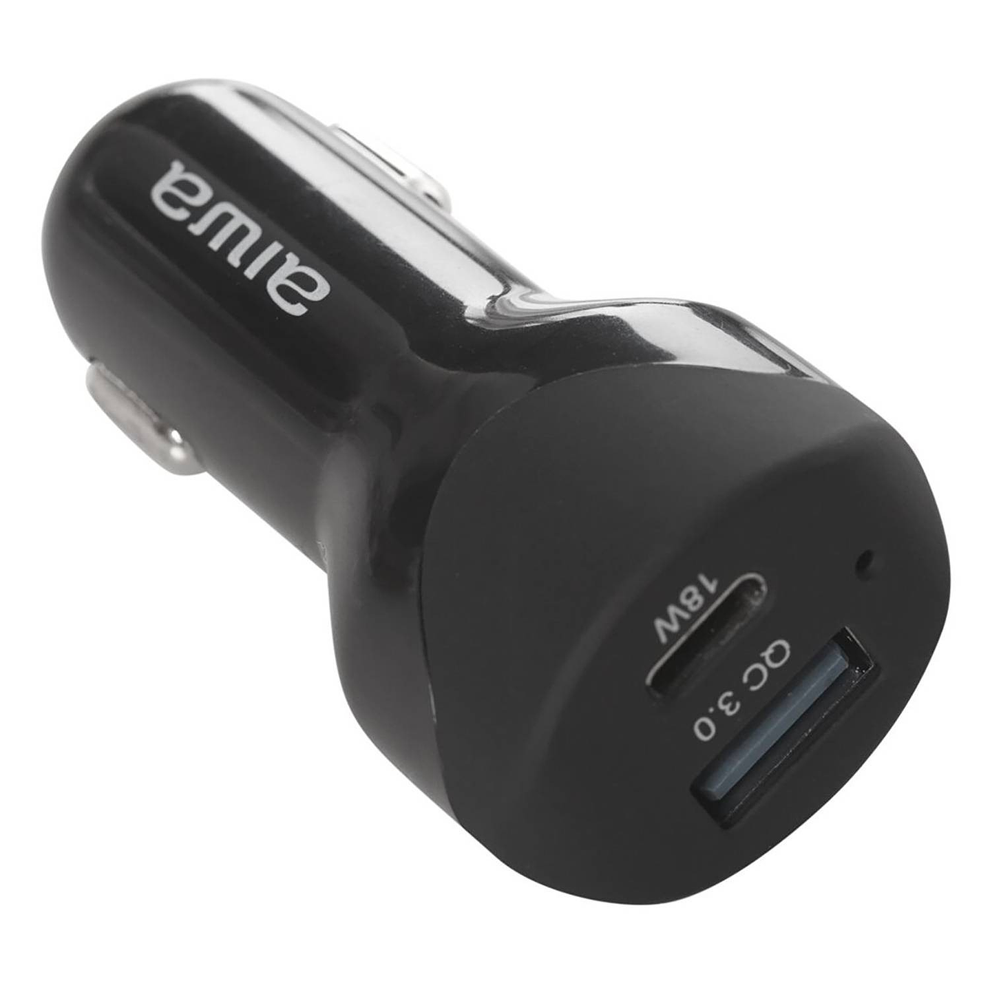 Kit Cargador Auto Aiwa Con Soporte y Cable AW-H73C 1