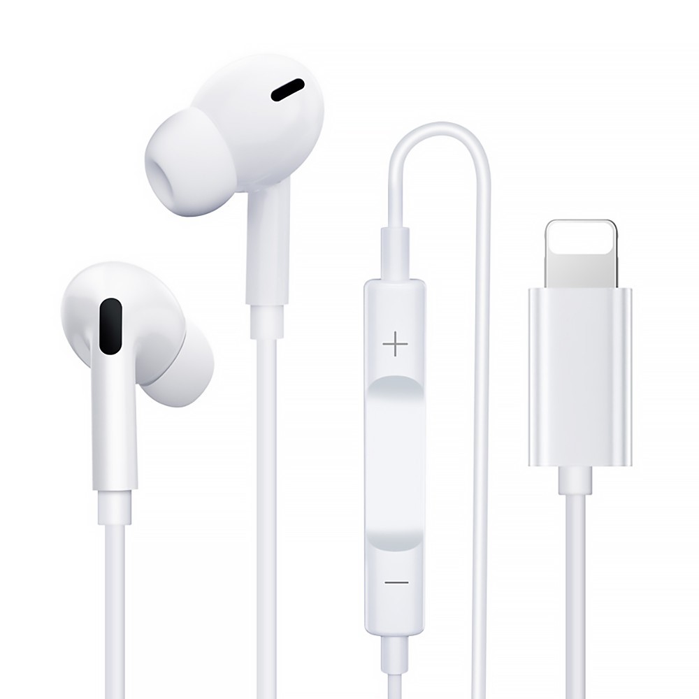 Audifonos con Mic Blanco Lightning Tecnolab