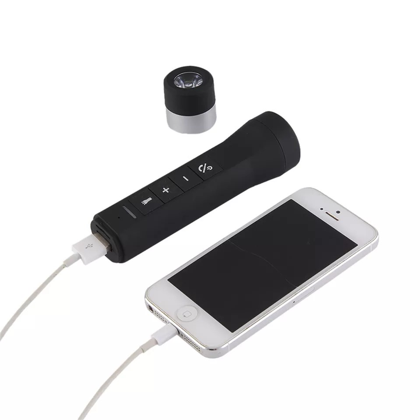 Linterna Parlante BT FM Soporte Bicicleta Dblue 3