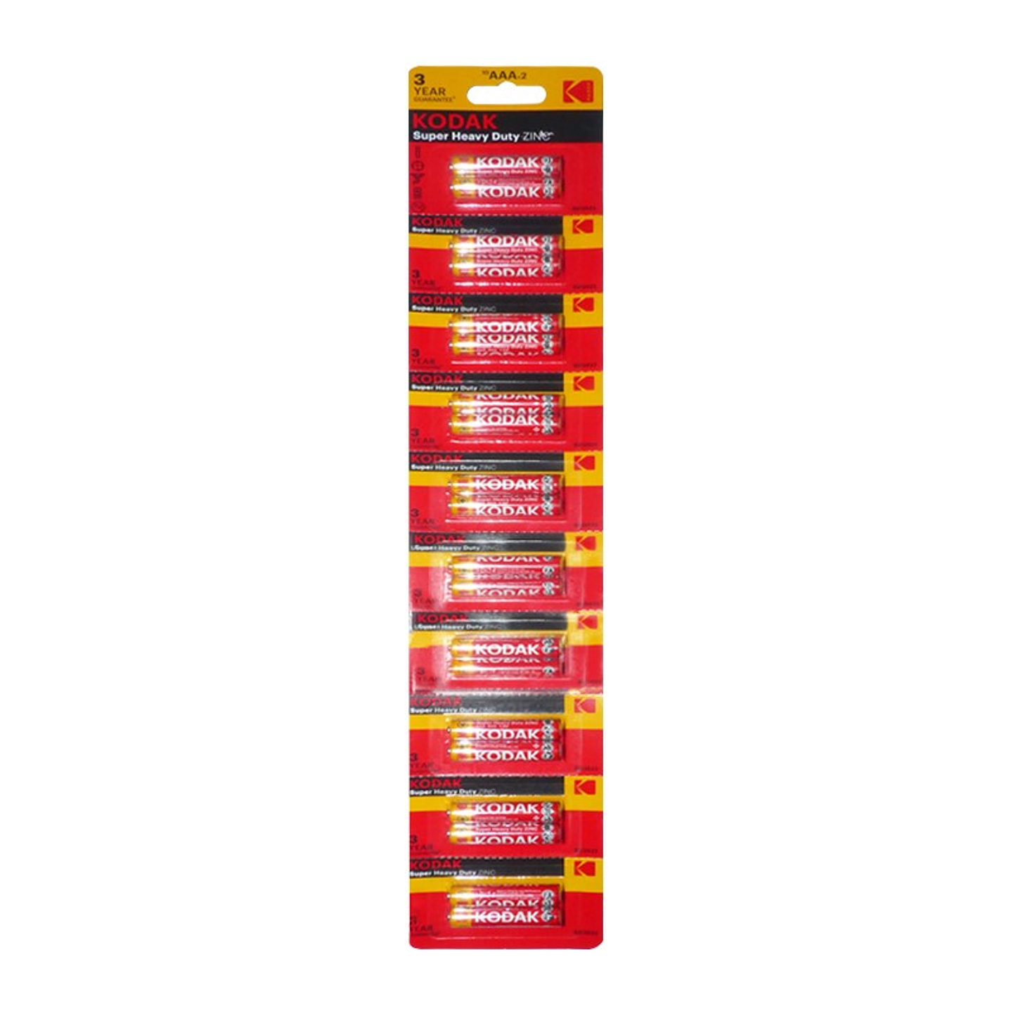 Pack 20 Pilas Kodak AAA Super Heavy R03 1