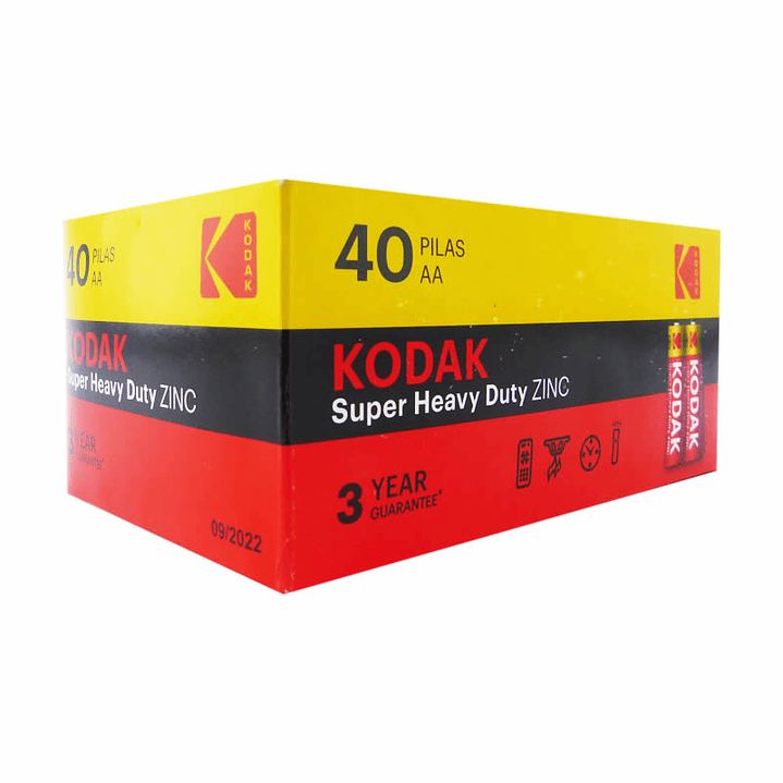 Pack 40 Pilas Kodak AA Super Heavy R6P 2