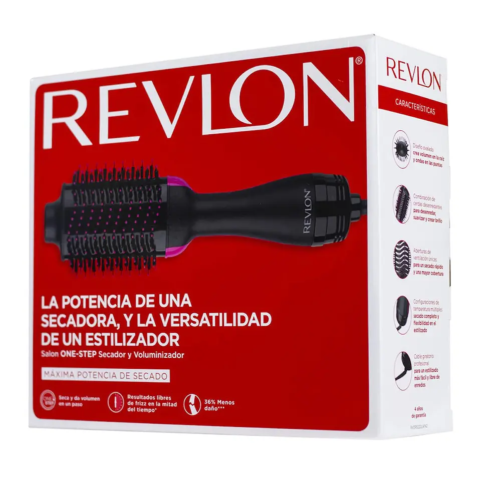 Cepillo Secador Y Voluminizador Onestep Revlon LA2 5