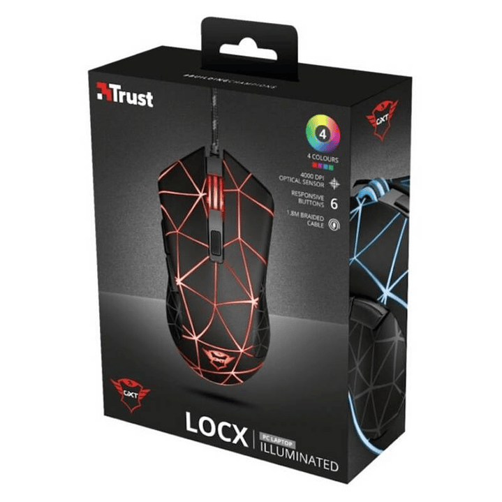 Mouse Gamer Trust 4000dpi GTX 133 Locx 2