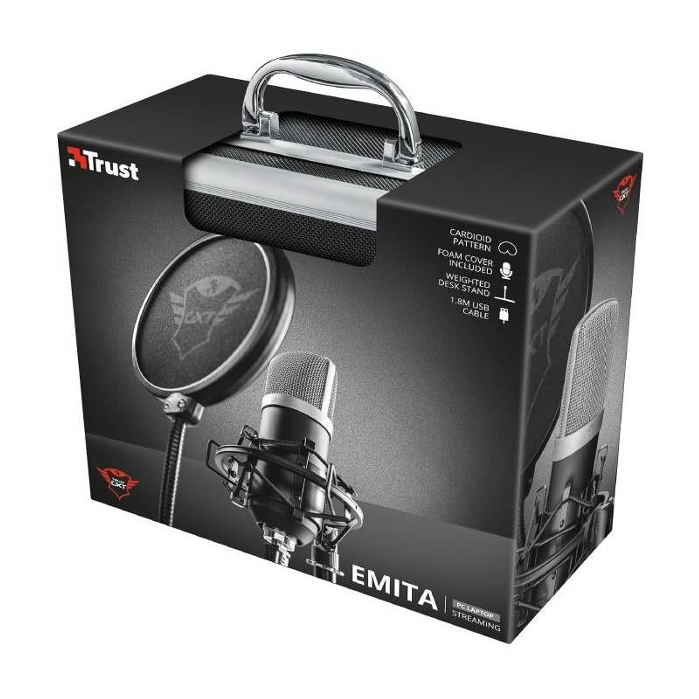 Microfono Usb Streaming Trust Gxt 252 Emita 7