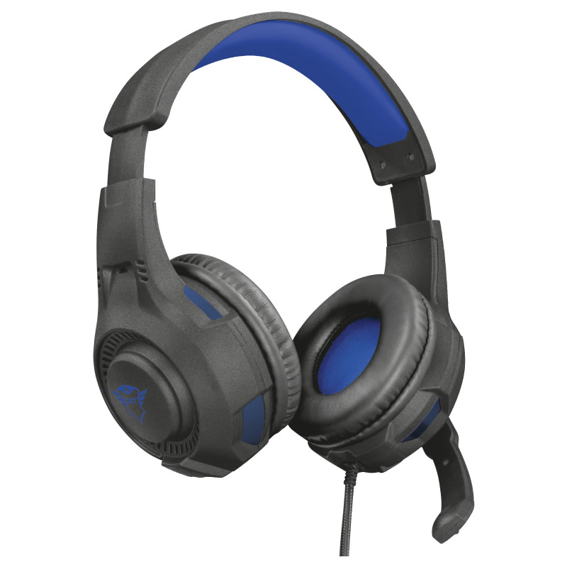 AUDIFONOS GAMER TRUST RANA JACK 3.5MM SWITCH/XBOX/PS4 GXT404B AZUL