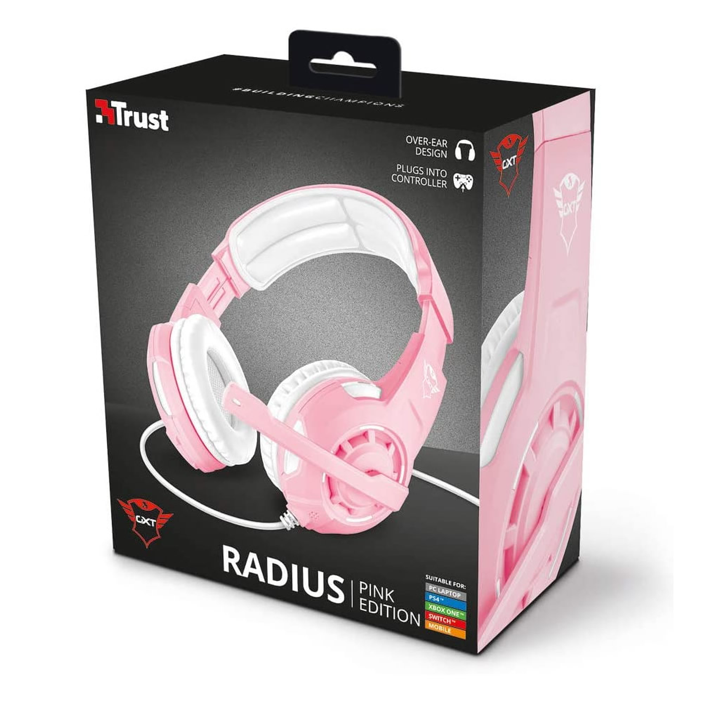 Audifonos Gamer Trust Gtx 310P Rosa Radius 7.1 2