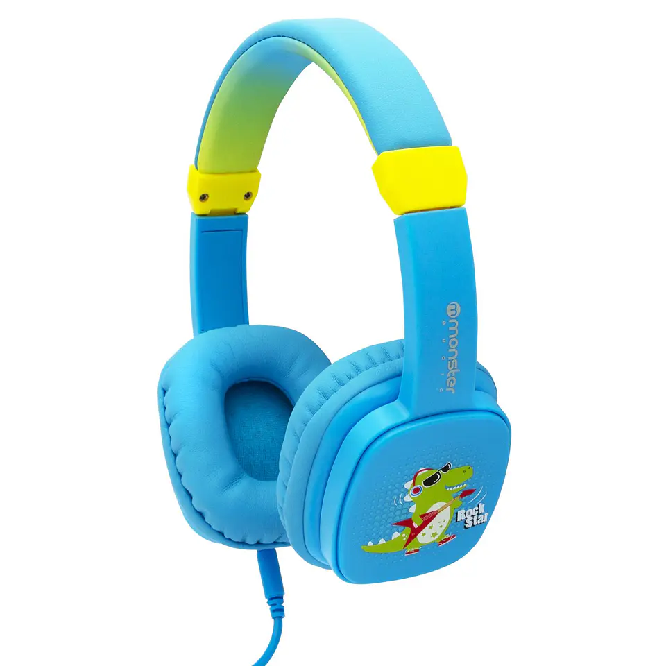 Audifonos Monster Coolkid Dino Rock Star Cableado 1