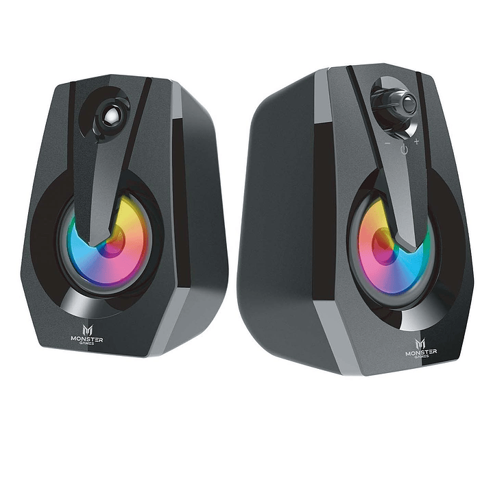 Parlante PC Gamer Moster Games Space Led 1